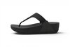 FitFlop Lulu Shimmerlux Toepost Sandels Black
