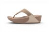 FitFlop Lulu Shimmerlux Toe-Post Latte Beige