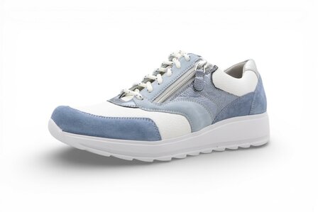 Durea Sophie zool sneaker savoia/wit