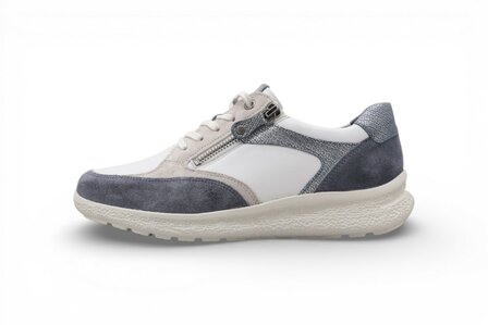 Hartjes Rap Veter En Rits Laag Jeans/Beige 