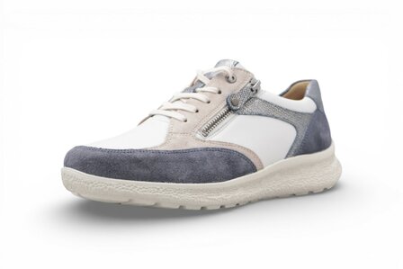 Hartjes Rap Veter En Rits Laag Jeans/Beige 