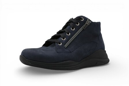 Durea Stripe Mid met rits Blauw