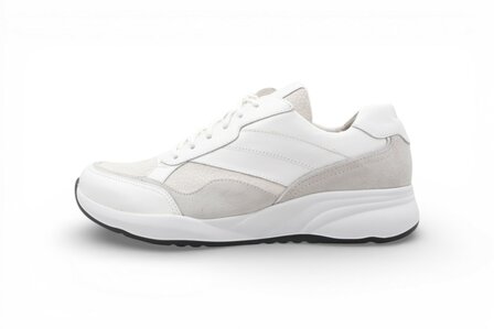 Durea Fleur Sneaker Wit/Mat Zilver