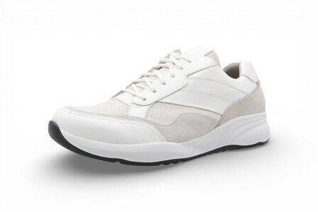 Durea Fleur Sneaker Wit/Mat Zilver