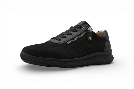 Hartjes Rap Shoe zwart met rits