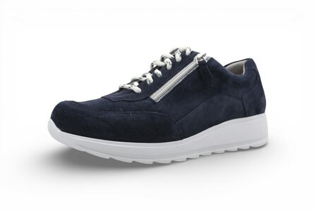 Durea Sophie zool sneaker marine kalfsuede