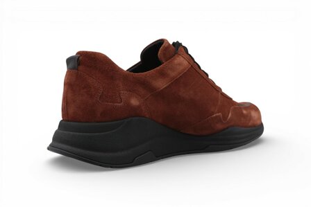 Durea Stripe Laag Bruin suede