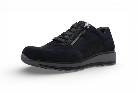 Durea Eva Sneaker laag Marine/Zwart