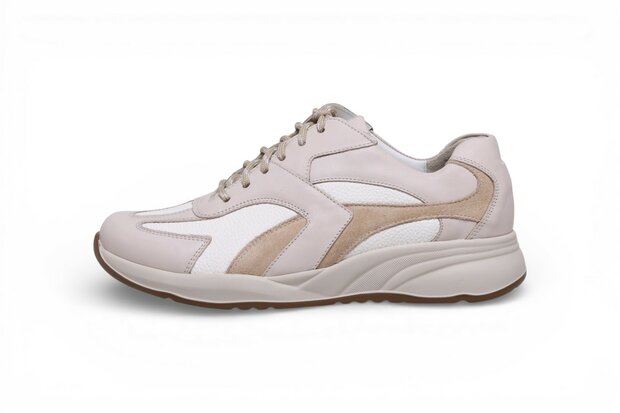 Durea Fleur sneaker off white/white/taupe