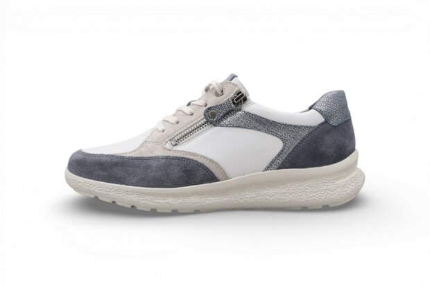 Hartjes Rap Veter En Rits Laag Jeans/Beige 