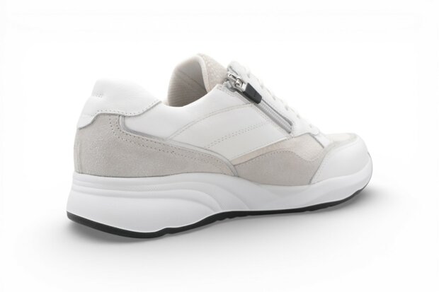 Durea Fleur Sneaker Wit/Mat Zilver