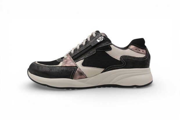 Durea Fleur Sneaker Zwart/Beige