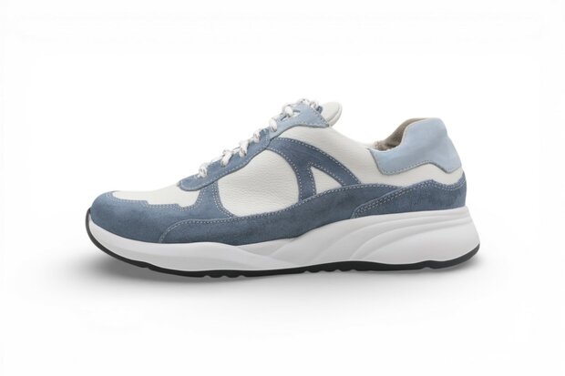 Durea Fleur Sneaker denim/wit