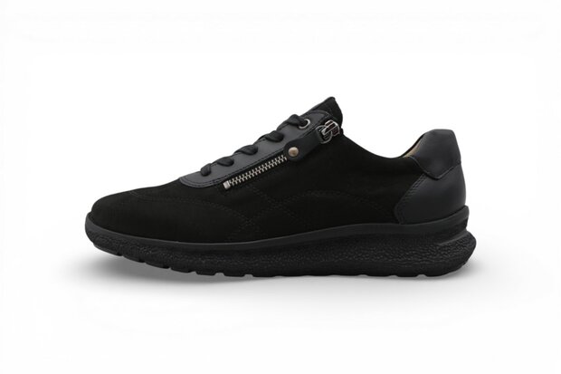 Hartjes Rap Shoe zwart met rits