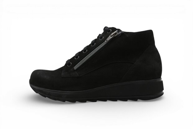 Durea Sophie Sneaker Mid Nubuck Zwart