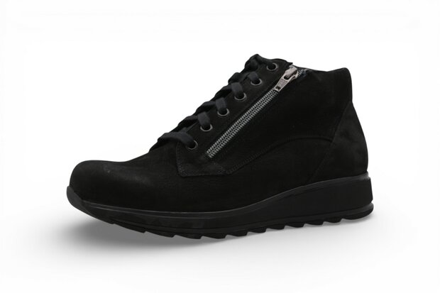 Durea Sophie Sneaker Mid Nubuck Zwart