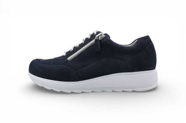Durea Sophie zool sneaker marine kalfsuede