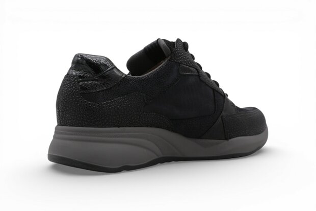 Durea Fleur Sneaker Zwart/Blauw