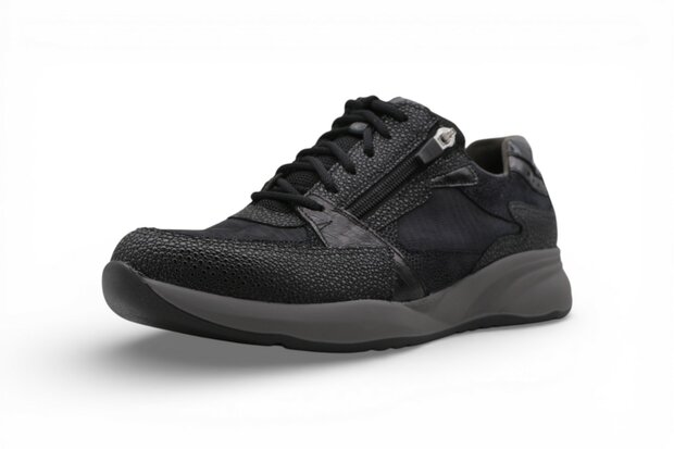 Durea Fleur Sneaker Zwart/Blauw