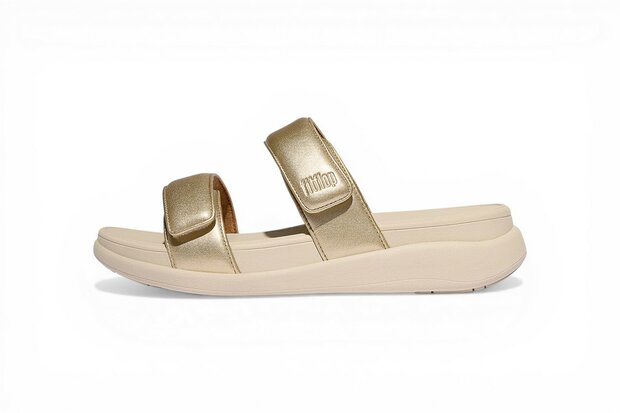 FitFlop  F-Mode Go Adjustable Platform Two-Bar Slides- Pla