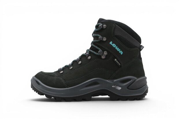 Lowa Renegade GTX Mid Ws Wide Asphalt/Turquoise