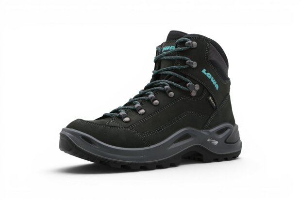 Lowa Renegade GTX Mid Ws Wide Asphalt/Turquoise