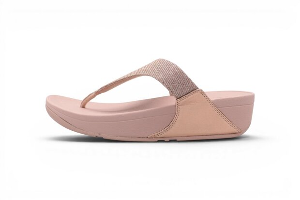 FitFlop Lulu Shimmerlux Toepost Sadels Rose