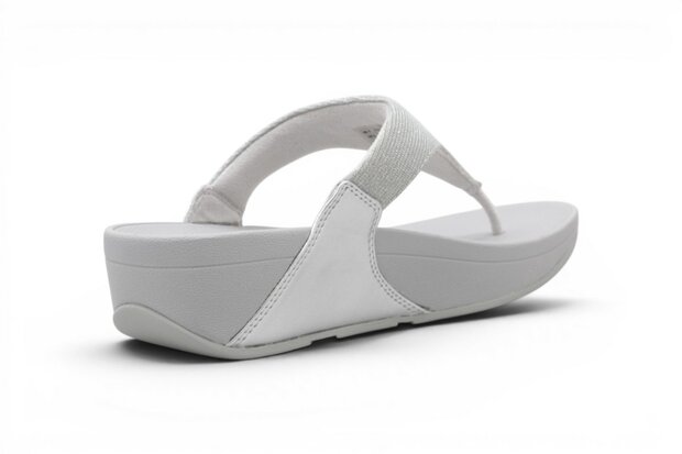 FitFlop Lulu Shimmerlux Toepost Sandels Silver