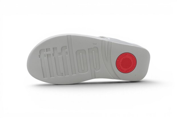 FitFlop Lulu Shimmerlux Toepost Sandels Silver