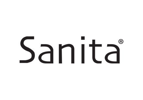 Logo Sanita Klompen. Deense klompen van Sanita kopen.