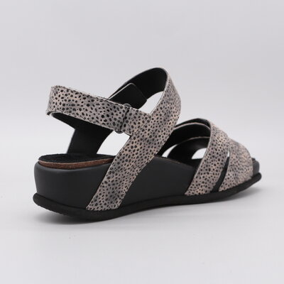 Durea Sandaal Taupe Print