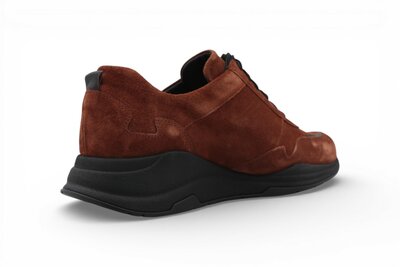 Durea Stripe Laag Bruin suede